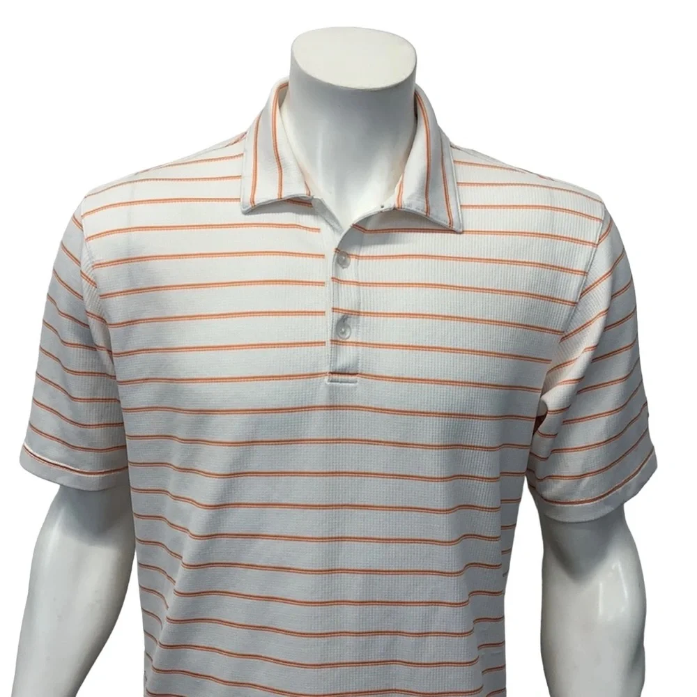 Nike Golf Polo Tour Performance Orange/White Shirt